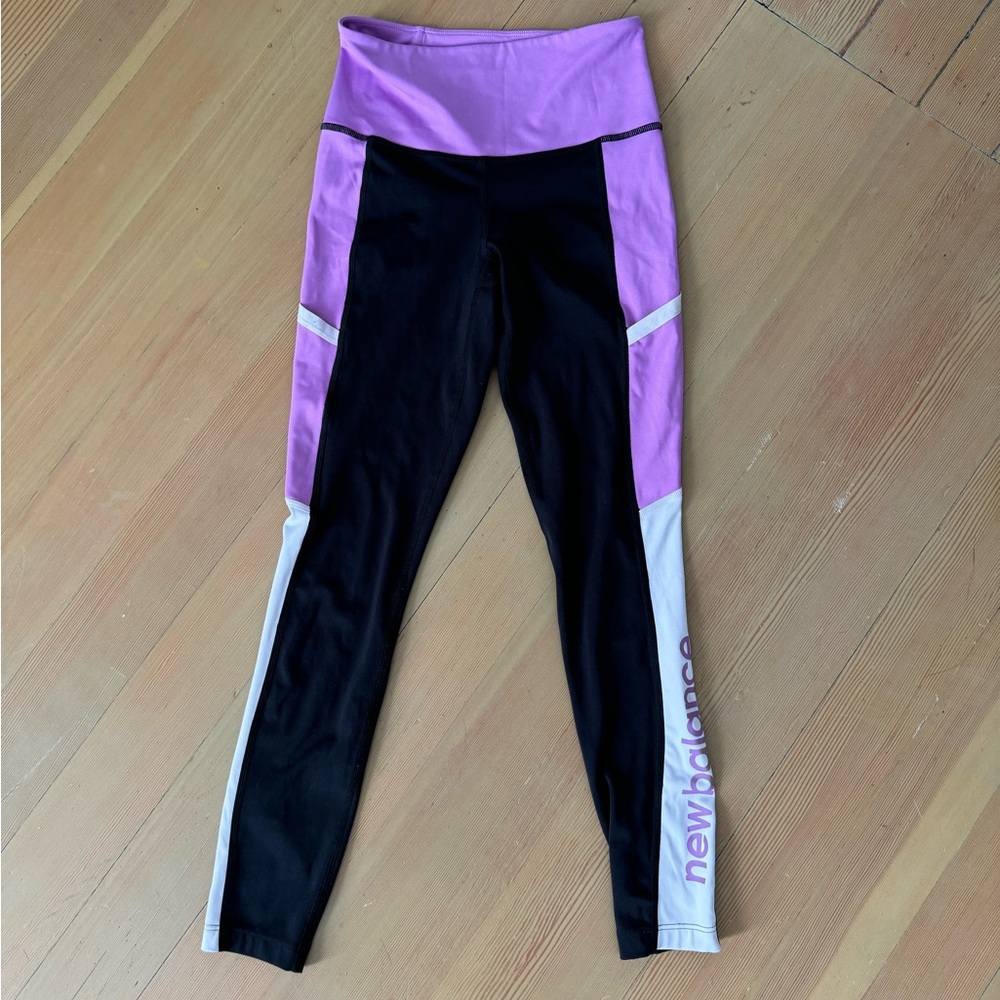 PurpleNew balance leggings size XS